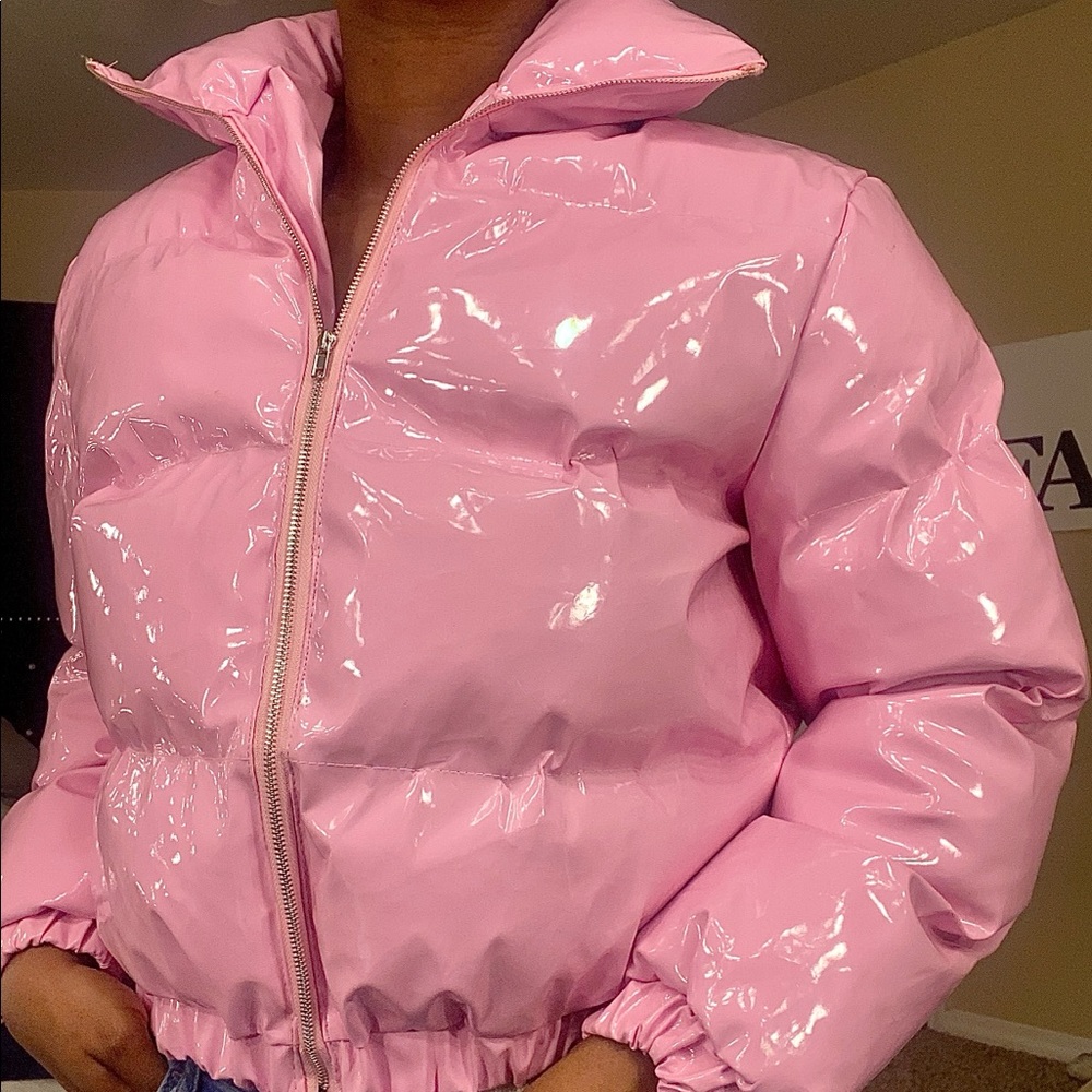 Pink Bubble Coat